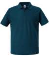 570M Russell Athletic Authentic Eco Piqué Polo Shirt Petrol Blue colour image